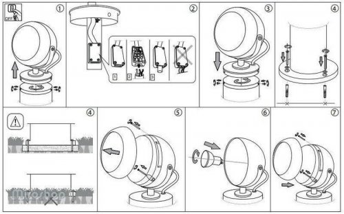 Вуличний світильник Ideal Lux ZENITH PT1 MEDIUM ANTRACITE (124421) (88178)