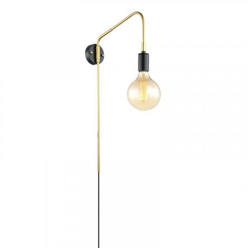 Бра Italux MBM3386/1 BK+GD Malene