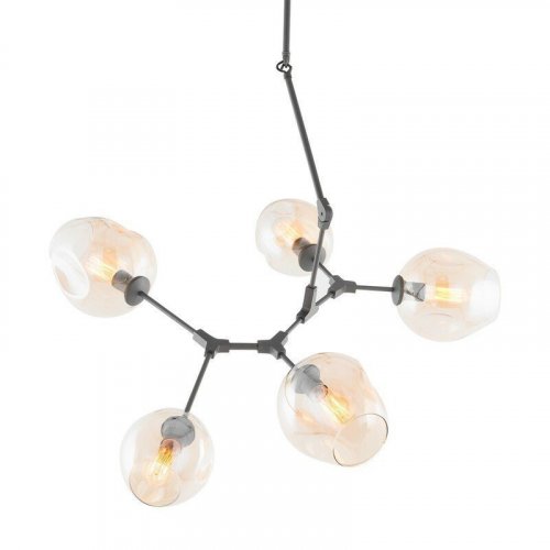 Підвісний світильник Italux 10310/5P-BK Nantes