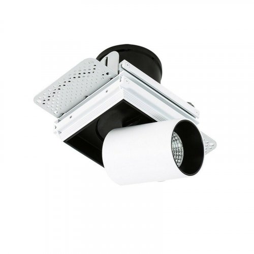 Спот Italux GL7119-1/12W 3000K WH+BL Novum Trimless Single 3000K