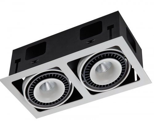 Точечный светильник Italux GL7116-2/36W WH+BL Alesso