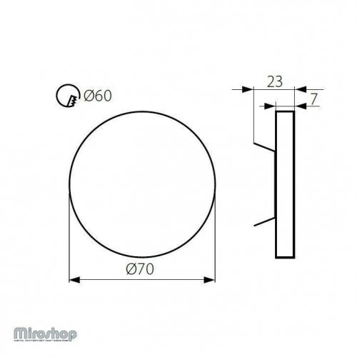 Настінний світильник Kanlux LIRIA LED CW (23115) (96627) 
