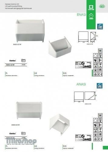 Бра Kanlux ENASI LED W (24470)