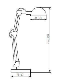 Настольная лампа Kanlux PIXA KT-40-W (19300) (84449)