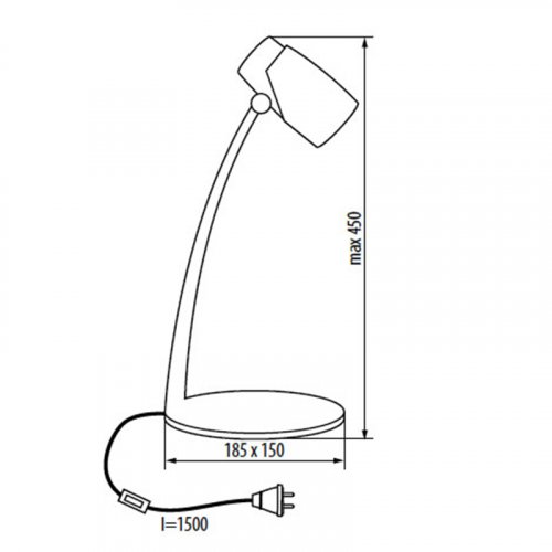 Настольная лампа Kanlux SARI LED W-SR (27982) (26624)
