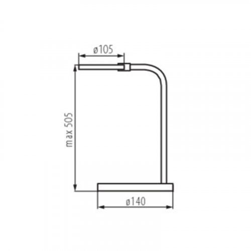 Настольная лампа Kanlux FOLLO LED W LAMPKA BIURKOWA LED (28790) (26642)