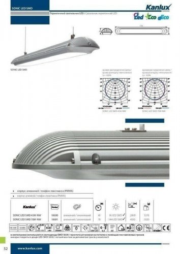 Підвісний світильник Kanlux Sonic LED SMD 70W-NW (18691) 