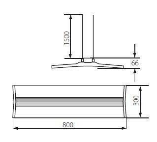 Підвісний світильник Kanlux Codia LED 8030 40W-NW (19981)