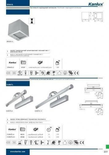 Підсвічування для картин Kanlux EVAN TL-13 (536) (84463)