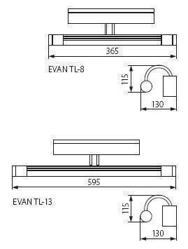 Підсвічування для картин Kanlux EVAN TL-13 (536) (84463)