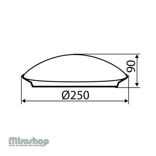 Стельовий світильник Kanlux PLAFMIN O (25690)