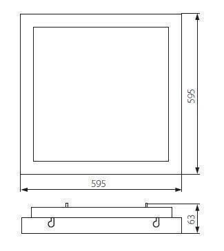 Стельовий світильник Kanlux TYBIA DL-236L 2X36W WTYKOWE PL-L EVG (19011) (84515)