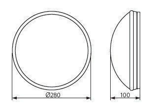 Стельовий світильник Kanlux PIRES DL-60O (8810) (58823)