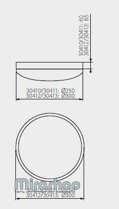 Стельовий світильник Kanlux DUNO LED 15W-NW-O (30411)