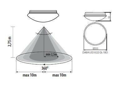 Потолочный светильник Kanlux DABA LED ECO DL-10O (19061) (84517)