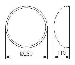 Потолочный светильник Kanlux PIRES DL-60O NS OPR.OSWIETL. (8811) (84589)