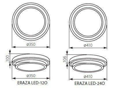 Світильник для ванною Kanlux Eraza LED-12O (23061)