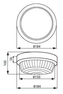 Светильник для ванной Kanlux Juga LED 8,6W-NW (19961)