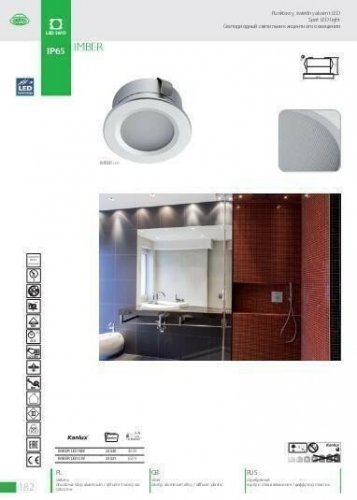 Точковий світильник Kanlux IMBER LED CW OPRAWA LED (23521) (90117) 