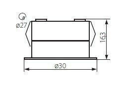 Точковий світильник Kanlux IMBER LED CW OPRAWA LED (23521) (90117) 