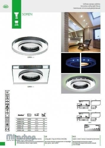 Точковий світильник Kanlux SOREN O-SR (24410) (90126) 