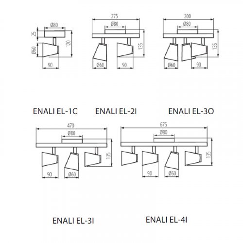 Спот Kanlux ENALI EL-1OSW (28760) (25230)