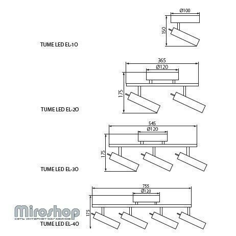 Спот Kanlux TUME LED EL-3O (24452) (26585)