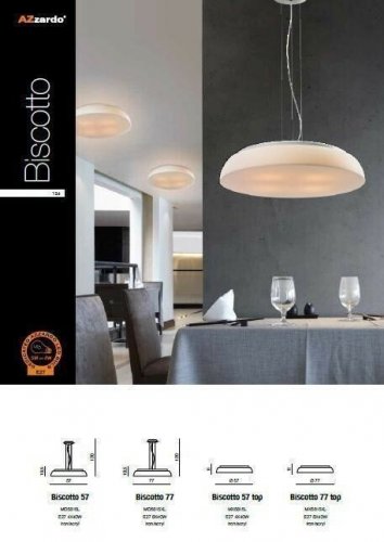 Стельовий світильник Azzardo AZ0560 Biscotto 57 top (MX5815L) (15574)
