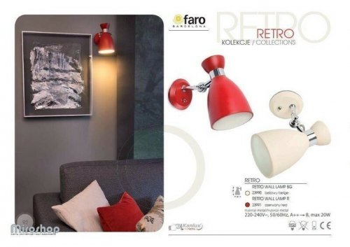 Спот Kanlux RETROSWALL LAMP BG (23990)