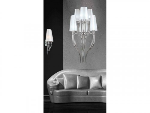 Бра Azzardo AZ0087 Diablo (white) (AB8074-1S-WH-CH) (79376)