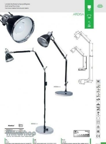 Торшер Kanlux ARDISA F-B (23651) (90115)