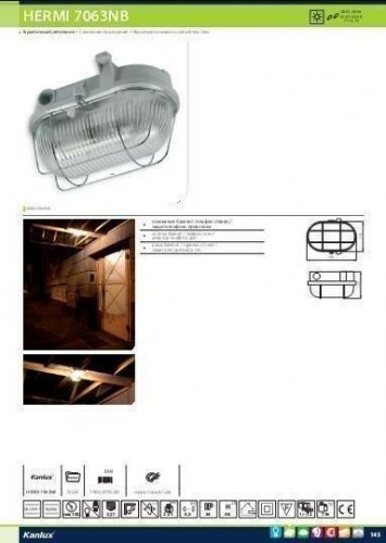 Уличный светильник Kanlux HERMI 7063NB (70524) (71959)