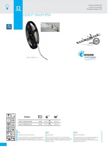 Настенный светильник Kanlux VADRA 21L-UP SE (29011) (26649)