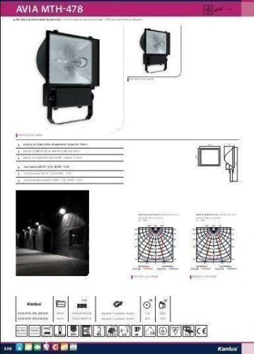 Прожектор Kanlux AVIA MTH-478/250W-B (4013)