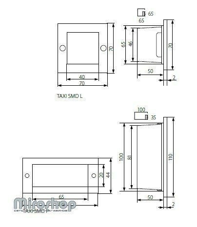 Точковий світильник Kanlux TAXI SMD P C/M-WW (26462) (96622)