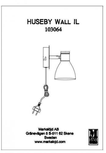 Спот Markslojd 103064 HUSEBY (49239)