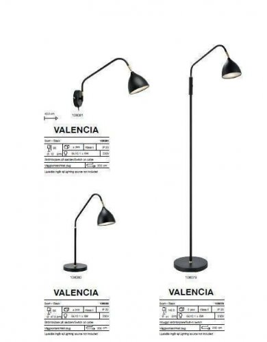 Бра Markslojd 106081 VALENCIA (88246)