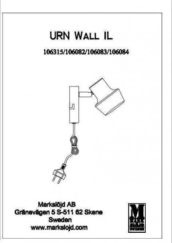 Спот Markslojd 106084 URN (88249)