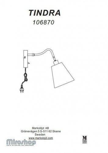 Бра Markslojd 106870 Tindra (94496)
