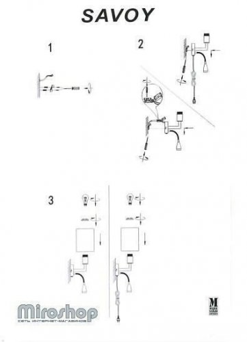 Бра Markslojd 106307 SAVOY (88256)