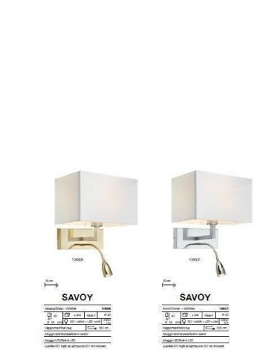 Бра Markslojd 106307 SAVOY (88256)