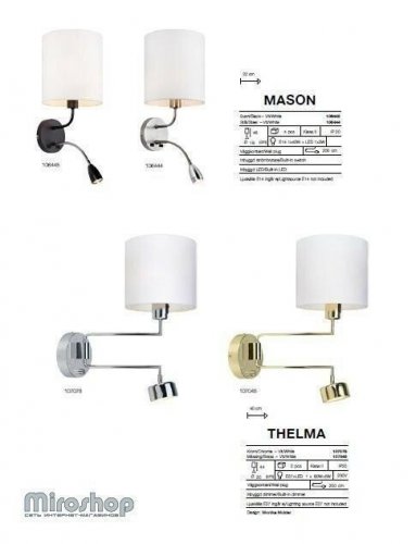 Бра Markslojd 107078 THELMA (97012)