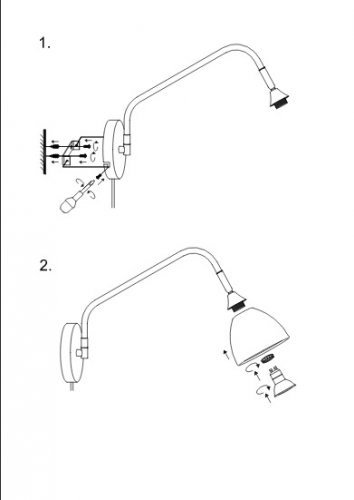 Настінний світильник Markslojd 107584 VALENCIA 