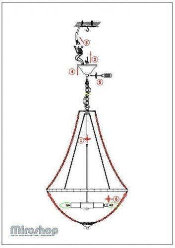 Люстра Markslojd 107028 GRANSO (97008)