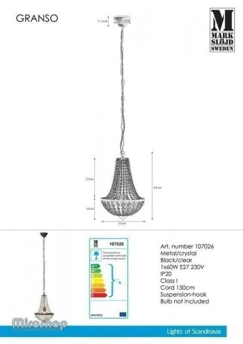 Люстра Markslojd 107026 GRANSO (96983)