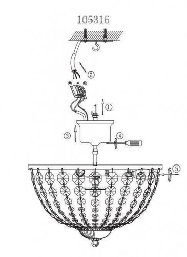 Люстра  Markslojd  105316  GRANSO  (64357)
