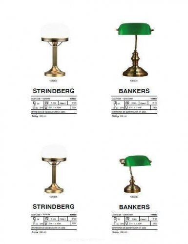 Настільна лампа Markslojd 105930 BANKERS (88375)