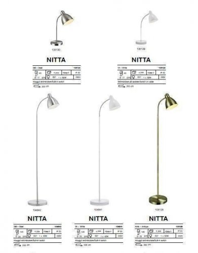 Настільна лампа Markslojd 105129 NITTA (64334)