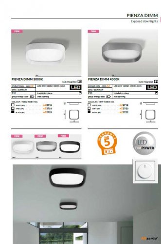 Стельовий світильник Azzardo AZ2723 Pienza 3000K (black) 