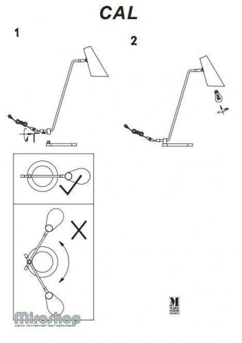 Настільна лампа Markslojd 106781 CAL (94490)